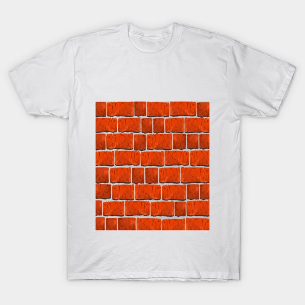 Brick wall T-Shirt by dodgerfl